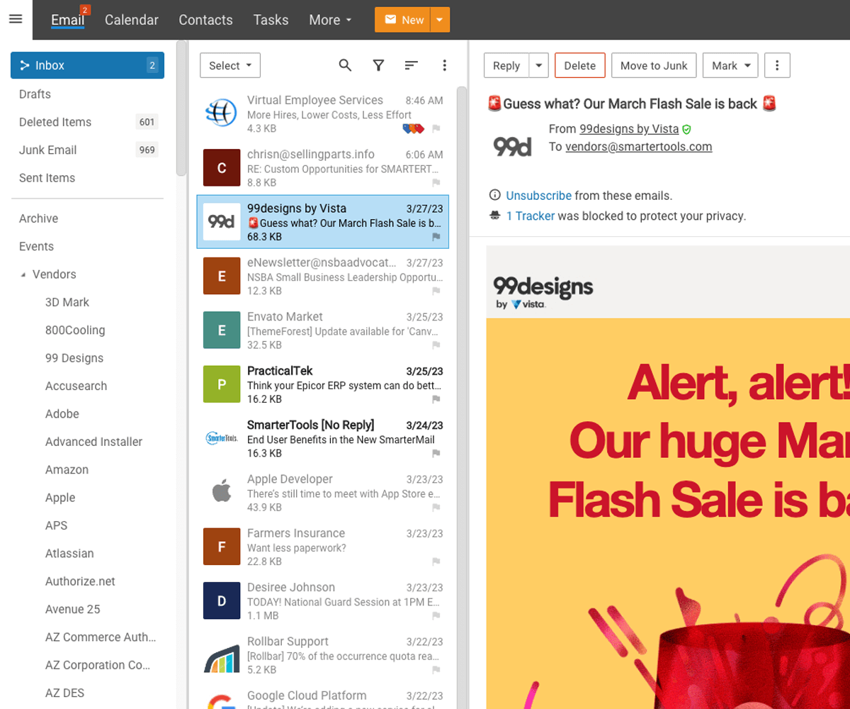 Webmail Client der Extra Klasse